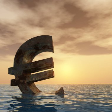 suda batan euro simgesi