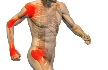 çalışan kavramsal 3d erkek