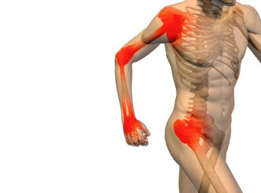 çalışan kavramsal 3d erkek