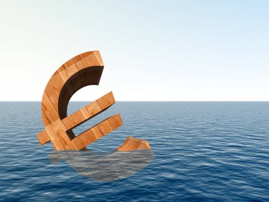 suda batan euro simgesi