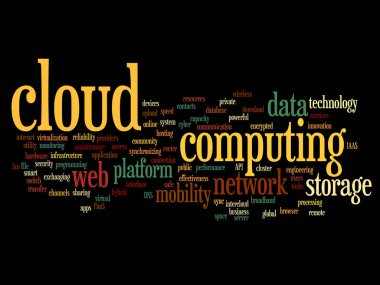 Kelime bulutu bilgi web bulut