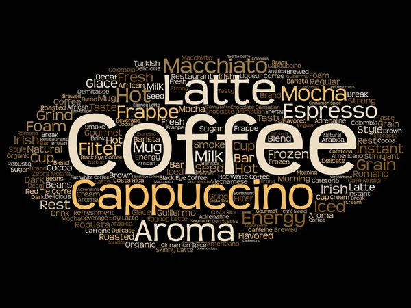 Café caliente espresso Concepto — Archivo Imágenes Vectoriales