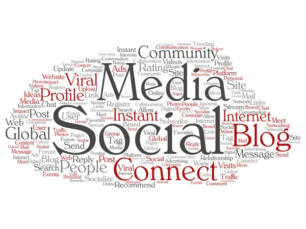 Sociální mediální marketingové koncepce — Stockový vektor
