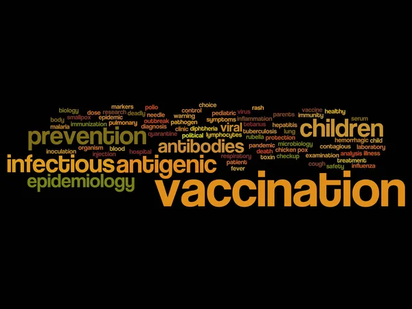 Tło szczepienia dzieci — Wektor stockowy
