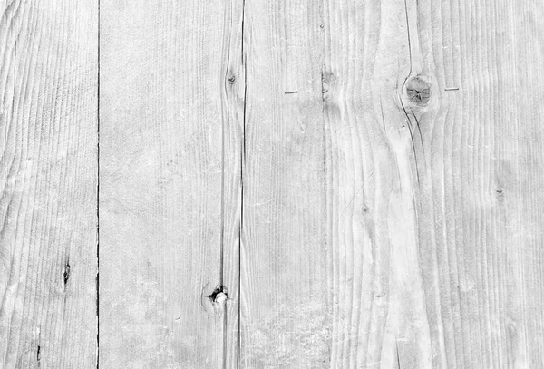 Madeira velha branca ou madeira vintage prancha piso ou parede superfície fundo decorativo padrão. Uma tampa de mesa mínima, material simples para desenhos retro ou criativos em construções ou decoração de móveis — Fotografia de Stock