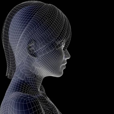 Tel kafes genç insan