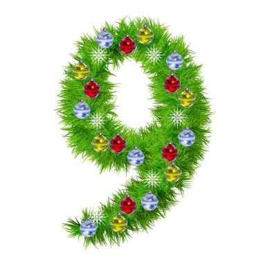 çim ve çiçek elmas yazı tipi ile