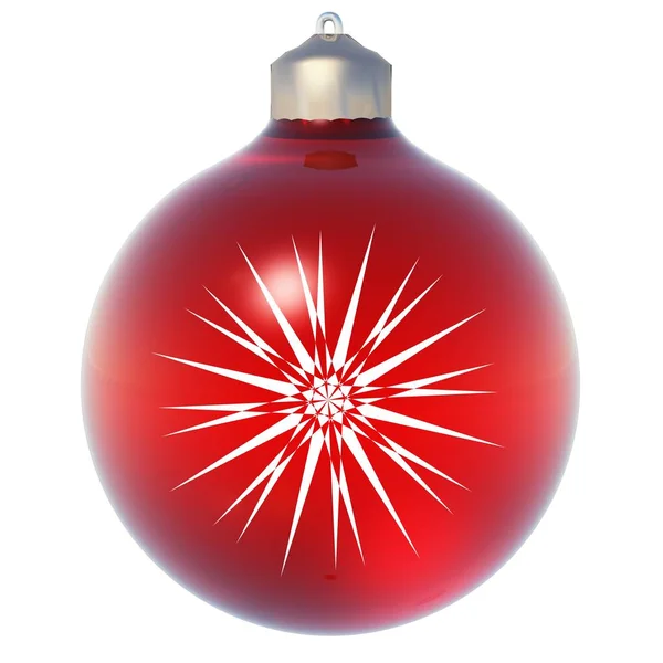 Festive Christmas ball — Stock Photo, Image