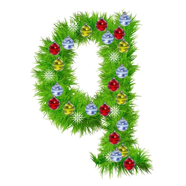 çim ve çiçek elmas yazı tipi ile