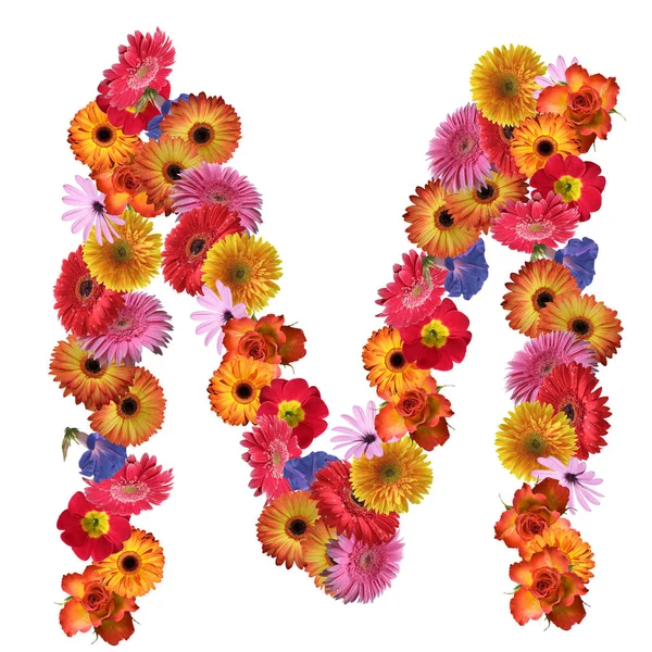 Floral font design — Stock Photo, Image