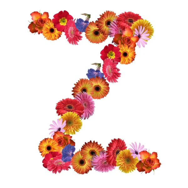 Çiçek yazı tipi tasarım