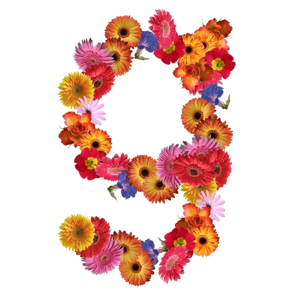 Çiçek yazı tipi tasarım