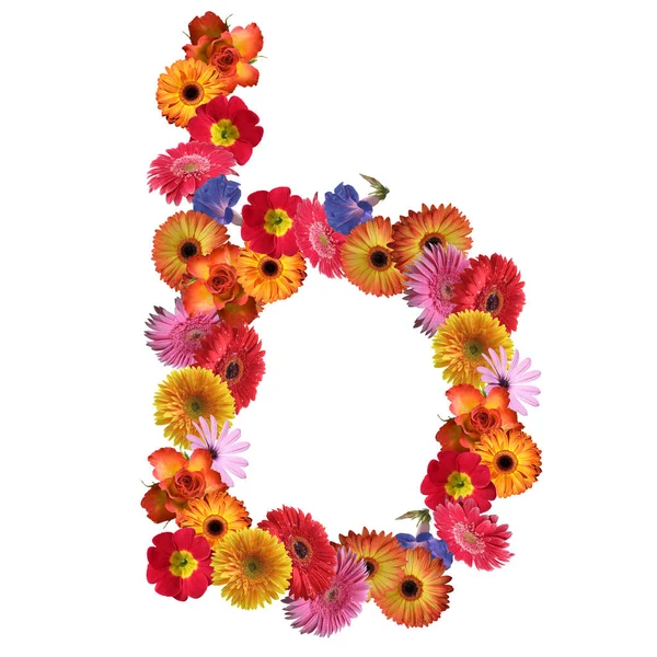 Çiçek yazı tipi tasarım