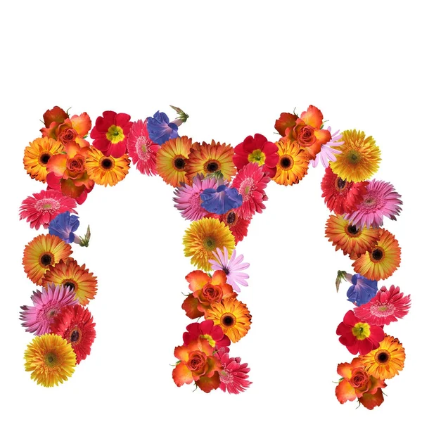 Çiçek yazı tipi tasarım