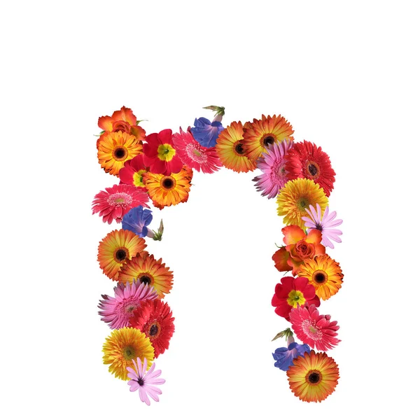 Diseño de fuente Floral — Foto de Stock