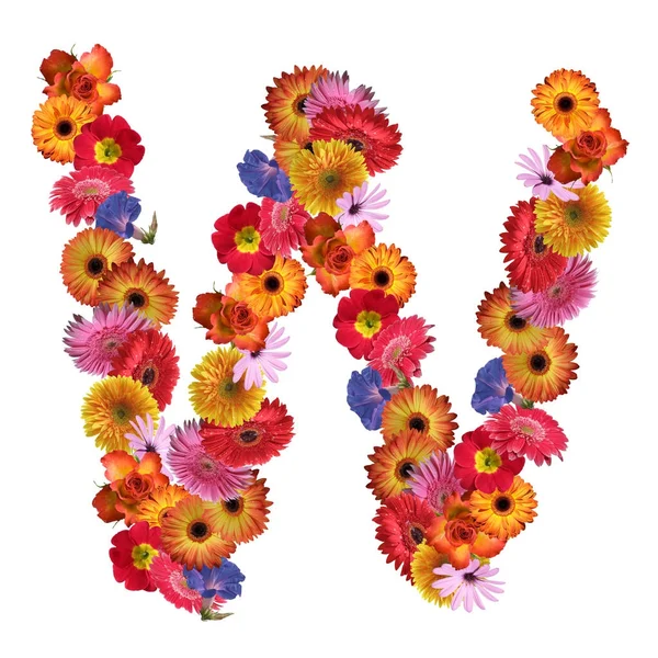 Çiçek yazı tipi tasarım