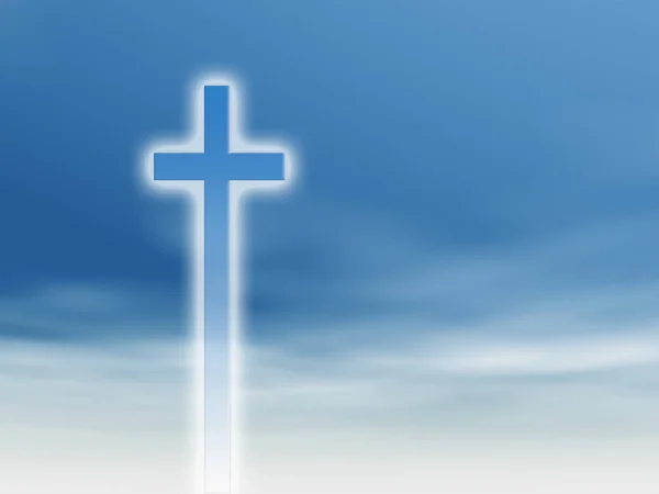 Symbool van de christelijke godsdienst cross — Stockfoto