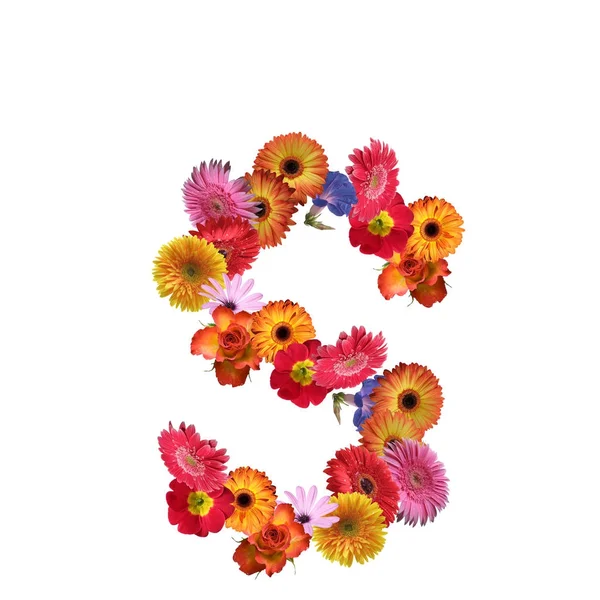 Çiçek yazı tipi tasarım