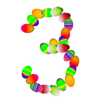 Paskalya yumurtaları yazı tipi