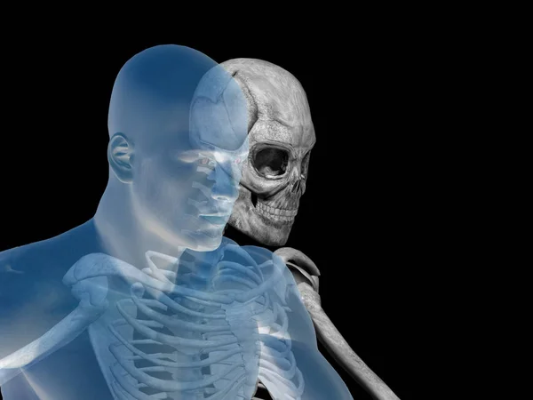 Conceptual 3D humana — Foto de Stock