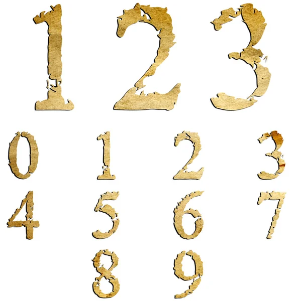 Golden metal font — Stock Photo, Image