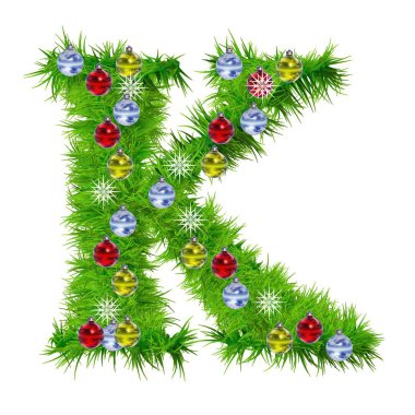 Noel yeşil çam ağacı