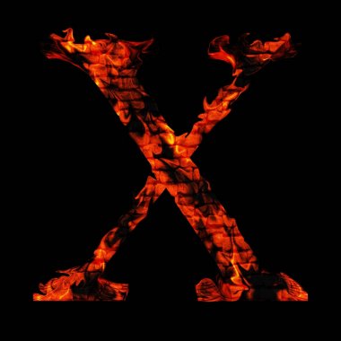 Yangın yazı tipi bölümü yazma 