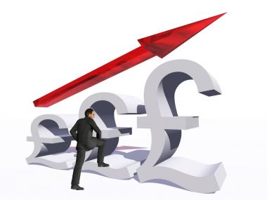 işadamı pound sembol atlama