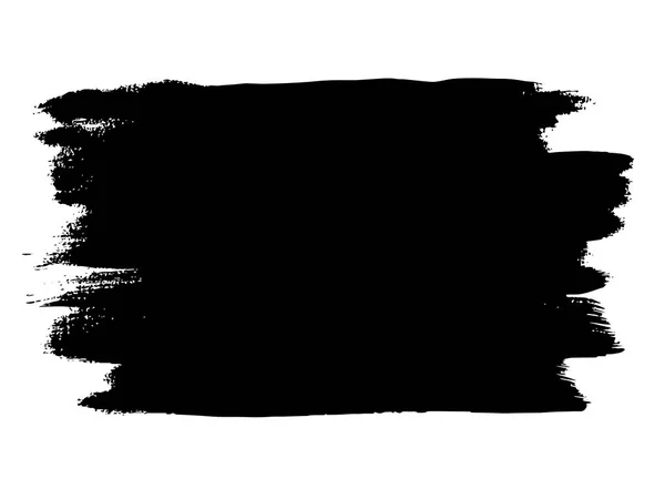 Художественная Свободная Черная Краска Творческий Штрих Кисти Фон — стоковое фото