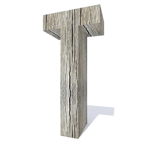 の文字が白い背景で隔離の概念の木製フォント — ストック写真