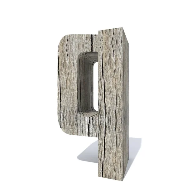 白い背景で隔離の概念の木製フォント — ストック写真
