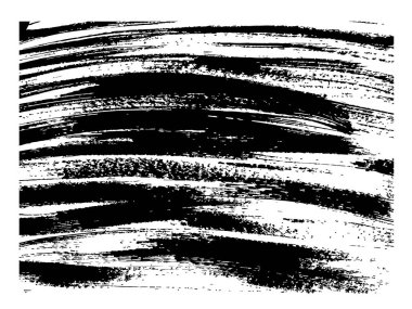 sanatsal siyah boya el yapımı yaratıcı fırça darbesi 