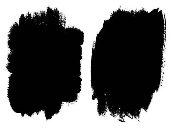 Колекція Художніх Гранжевих Чорних Творчих Ескізів Вектор Ілюстрація — стоковий вектор