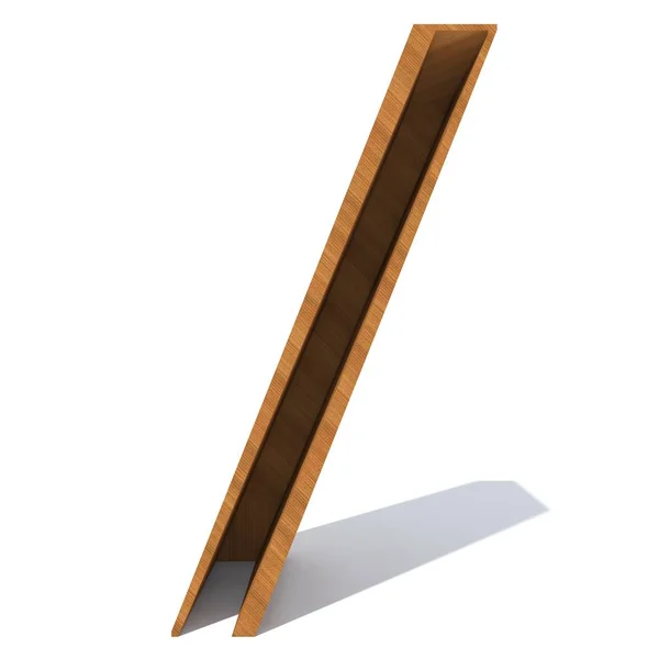 Trä bruna teckensnitt — Stockfoto