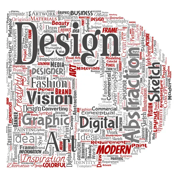 Vektor Fogalmi Kreativitás Art Grafikus Identitás Design Vizuális Levél Betűtípus — Stock Vector