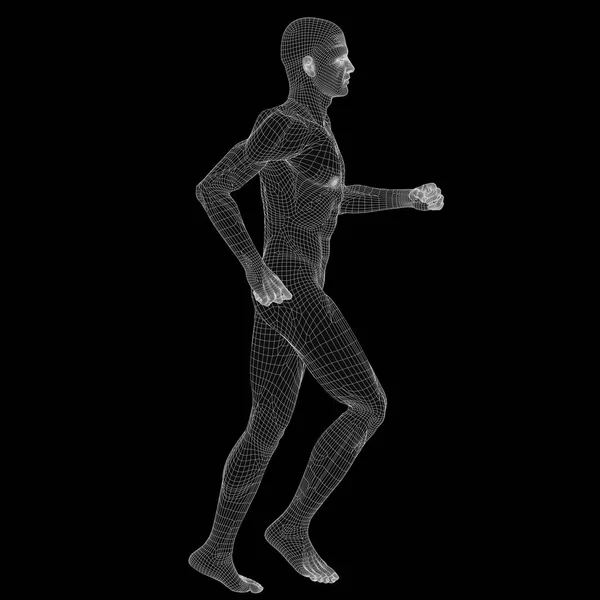 Conceptual Human Man Anatomy Health Design Joint Articular Pain Ache — Stock Photo, Image