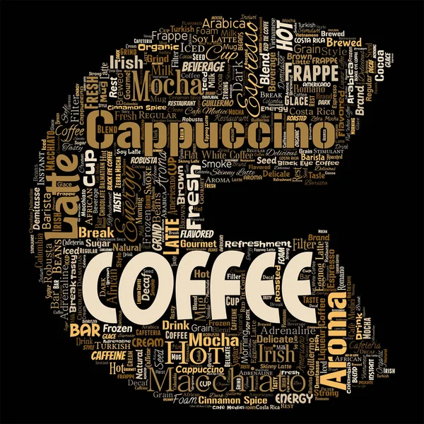 Vector Conceptual Creativo Caliente Mañana Café Italiano Descanso Cappuccino Restaurante — Archivo Imágenes Vectoriales