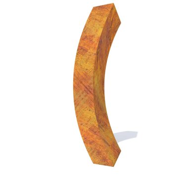 Kavramsal eski paslı metal yazı tipi veya türü, demir veya çelik parça izole beyaz arka plan. paslı malzeme, yaşlı vintage yüzey, yıpranmış zarar görmüş işareti olarak 3d çizim