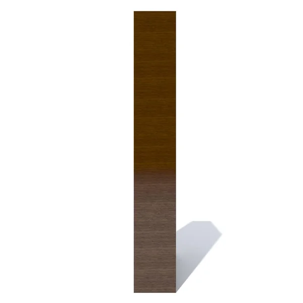 Konzeptionelle Holz Oder Holz Braune Schrift Holz Oder Bauholz Stück — Stockfoto