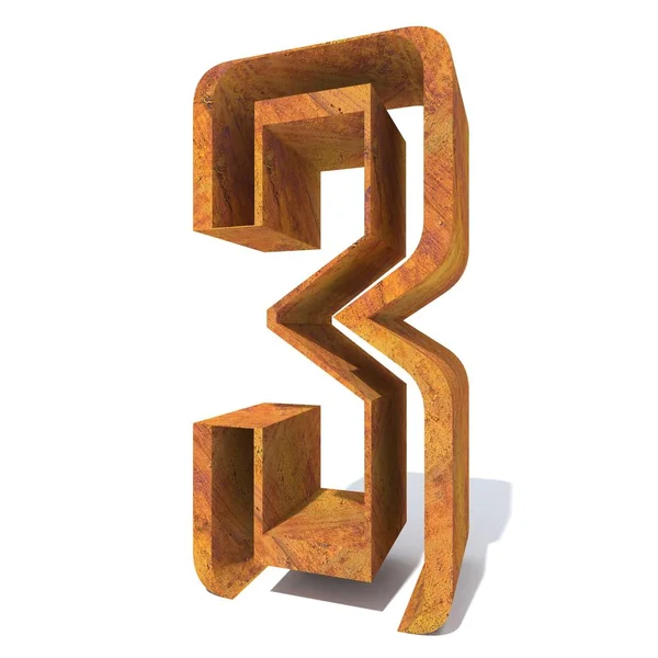 Концептуальный Старый Ржавый Металлический Шрифт Тип Железо Стальной Кусок Изолированного — стоковое фото