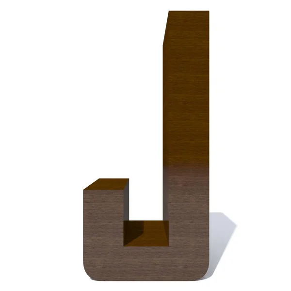 Conceptuele Hout Houten Bruine Lettertype Hout Hout Stuk Geïsoleerd Een — Stockfoto