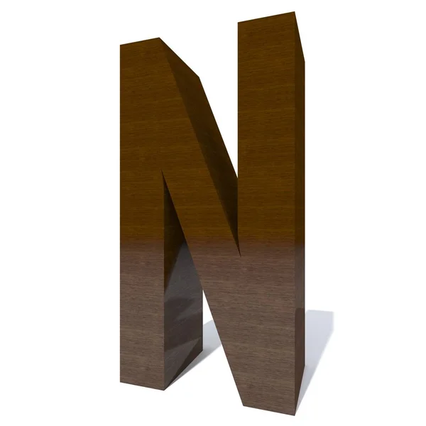 Conceptuele Hout Houten Bruine Lettertype Type Hout Hout Stuk Geïsoleerd — Stockfoto