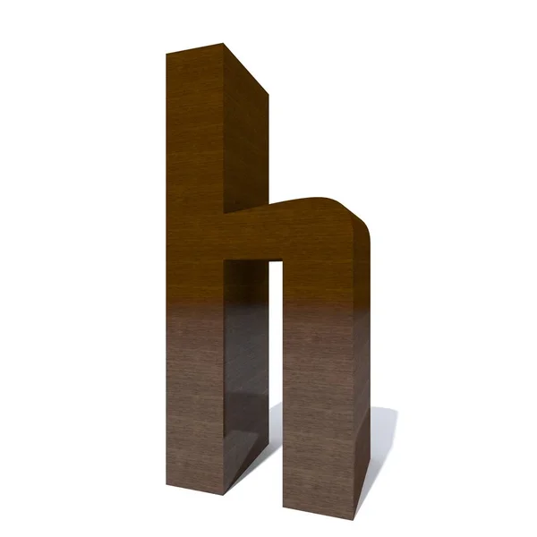 Conceptuele Hout Houten Bruine Lettertype Type Hout Hout Stuk Geïsoleerd — Stockfoto