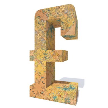 Kavramsal eski paslı metal imza izole üzerinde beyaz arka plan