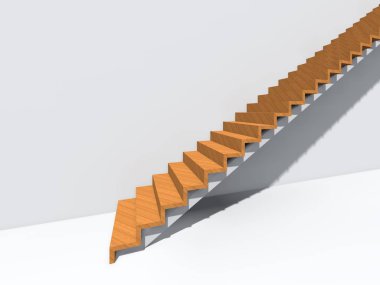 Duvar arka plan bina veya mimari metafor iş başarısı, büyüme, ilerleme veya başarı olarak kavramsal merdiven.