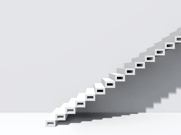 Escalera Conceptual Pared Edificio Fondo Arquitectura Como Metáfora Del Éxito —  Fotos de Stock
