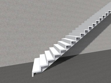 Duvar arka plan bina veya mimari metafor iş başarısı, büyüme, ilerleme veya başarı olarak kavramsal merdiven.