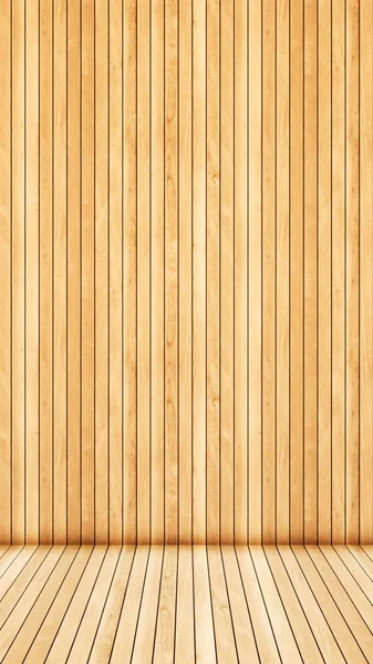 Concept or conceptual vintage or grungy brown background of natural wood or wooden old texture floor and wall as a retro pattern layout. A 3d illustration metaphor to time, material, emptiness,  age o — Stock Photo, Image