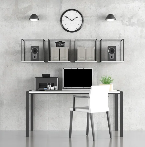 Sala de estudo minimalista — Fotografia de Stock