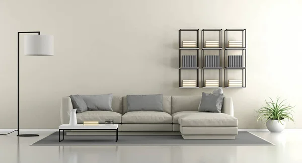 Sala de estar minimalista — Foto de Stock
